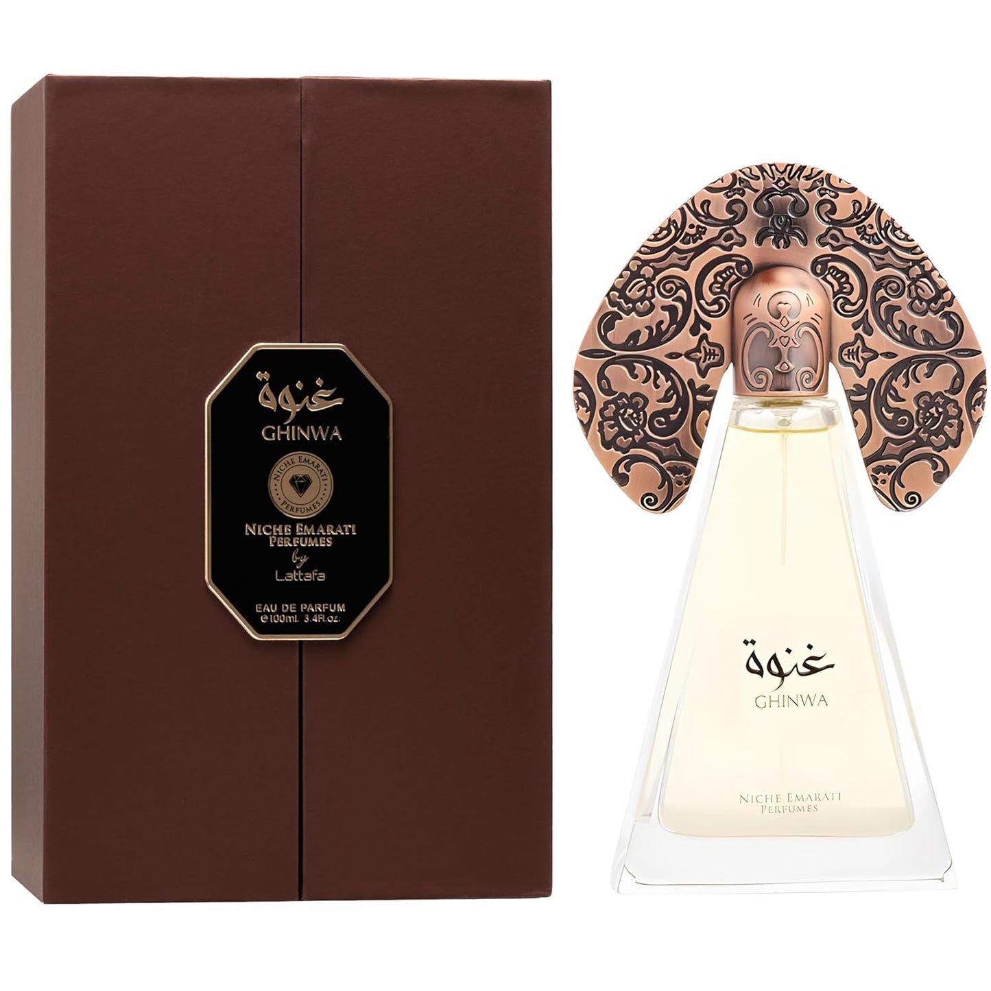 Lattafa Niche Emarati Ghinwa For Women EDP 100ml 3.4oz