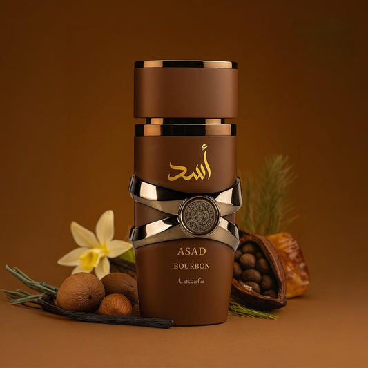 Lattafa Asad Bourbon For Unisex EDP 100ml 3.4oz