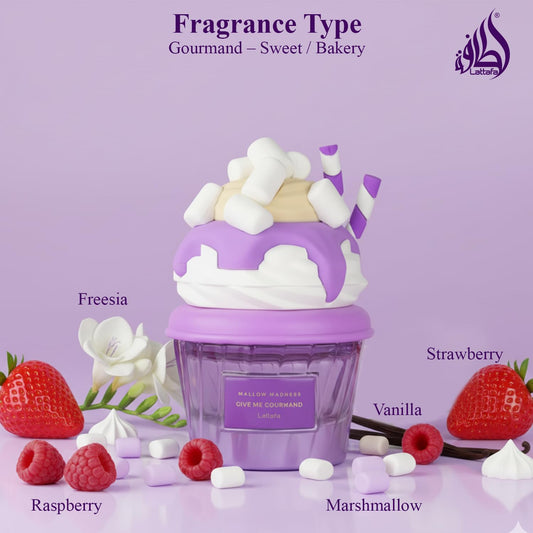 Lattafa Mallow Madness EDP - Give Me Gourmand Collection 75ml
