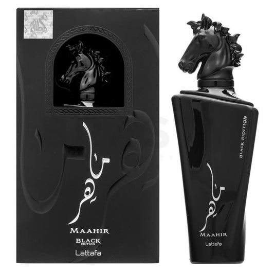 Lattafa Maahir Black Edition For Unisex EDP 100ml 3.4oz