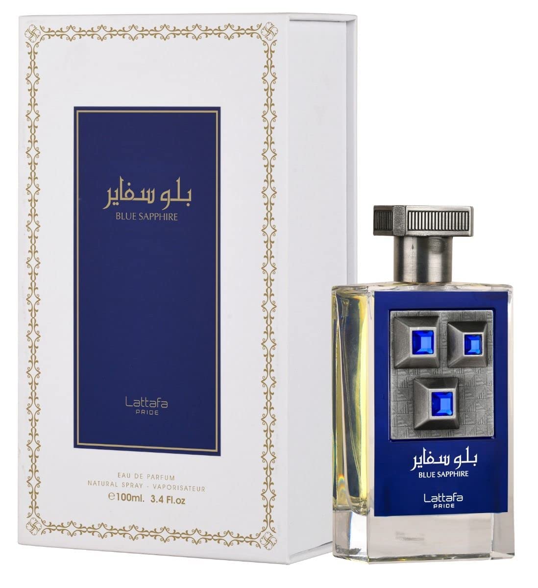 Lattafa Pride Blue Sapphire For Unisex EDP 100ml 3.4oz