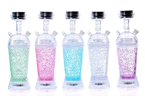 Portable Plastic Smoking Shisha Hookah Cup with LED Light