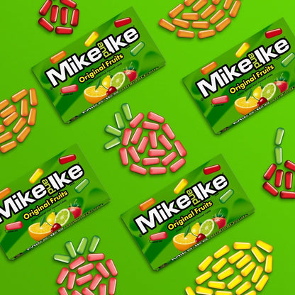 Mike and Ike Chewy Candy 3 Pack (4.25 oz Theater Boxes) – Sour/Bold Fruit Flavor, Gluten-Free, Fat-Free – Bulk Candy for Movie Nights, Gifts & Vending