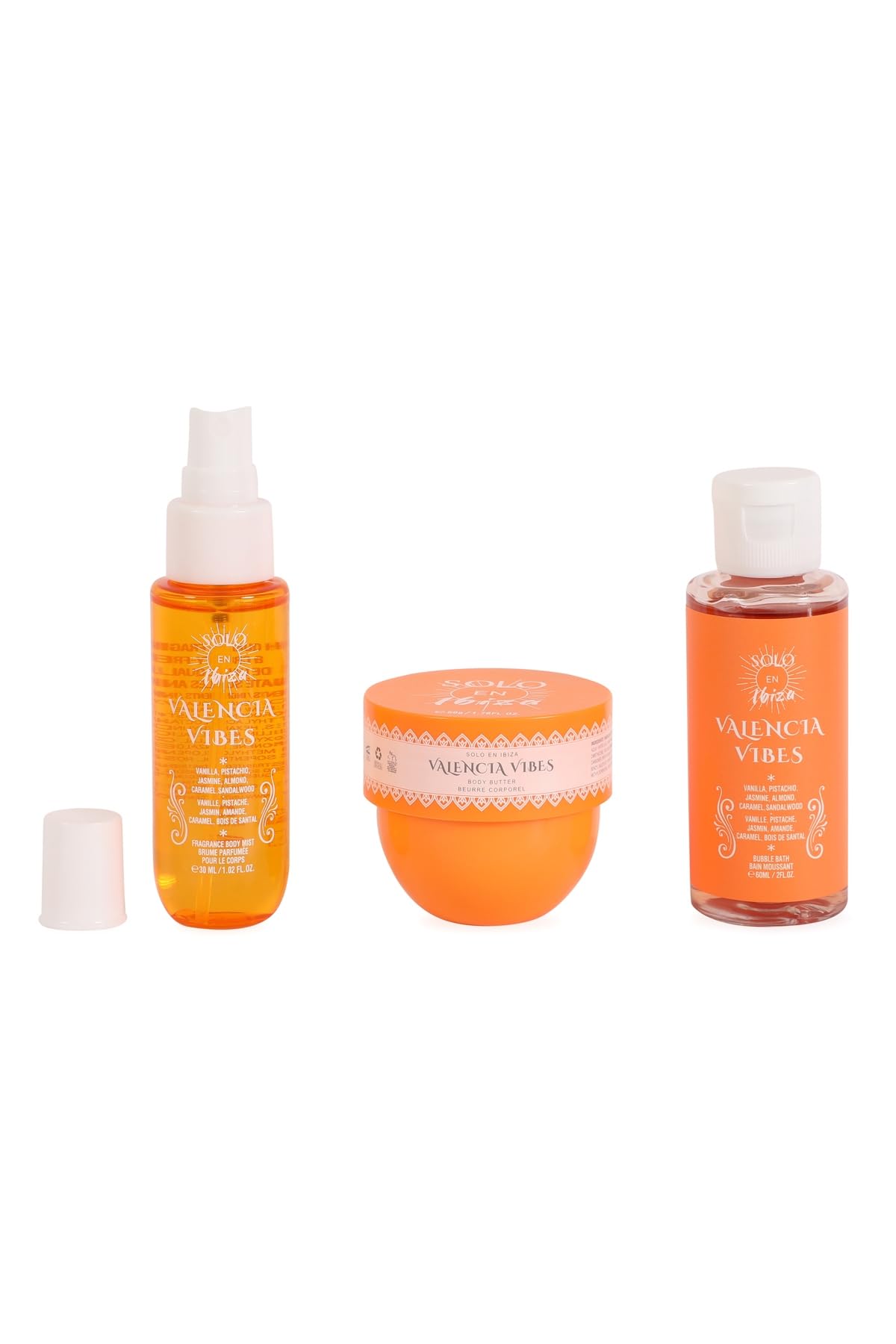 Bath & Body Gift Set – 3 Scents Available – Travel Size Spa Kit for Women