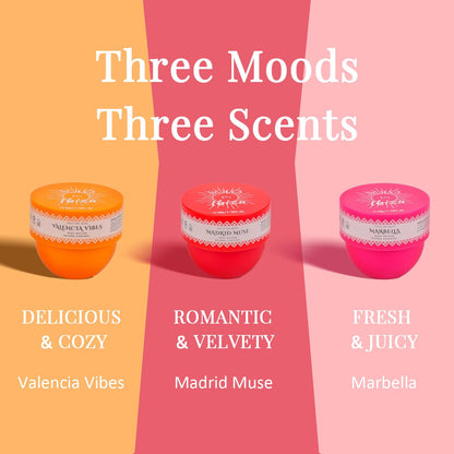 Solo en Ibiza | Body Butter Gift Set | Madrid Muse, Valencia Vibes, Marbella