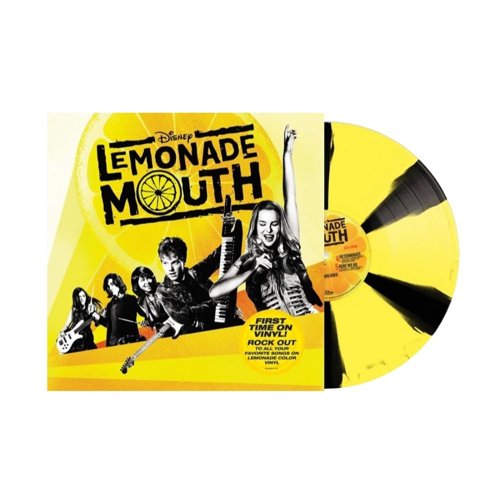 Lemonade Mouth Soundtrack Exclusive Limited Yellow/Black Cornetto Color Vinyl LP