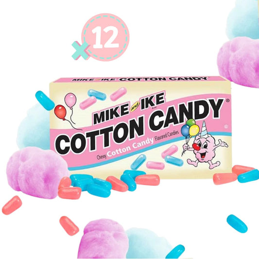 Mike and Ike Chewy Candy - 12 Pack of 4.25 oz Theater Boxes – Gluten-Free, Fat-Free, Kosher – Bulk for Movie Nights, Gifts & Vending