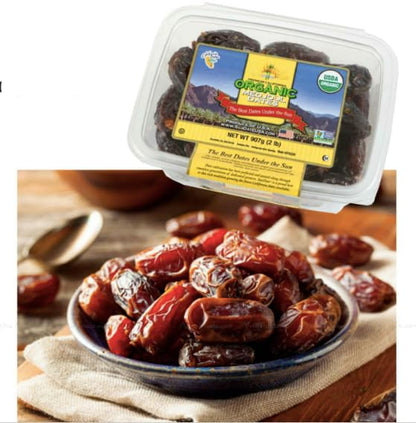 Organic Medjool Dates – Resealable 2 LB Bag