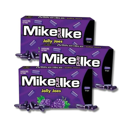 Mike and Ike Chewy Candy 3 Pack (4.25 oz Theater Boxes) – Sour/Bold Fruit Flavor, Gluten-Free, Fat-Free – Bulk Candy for Movie Nights, Gifts & Vending
