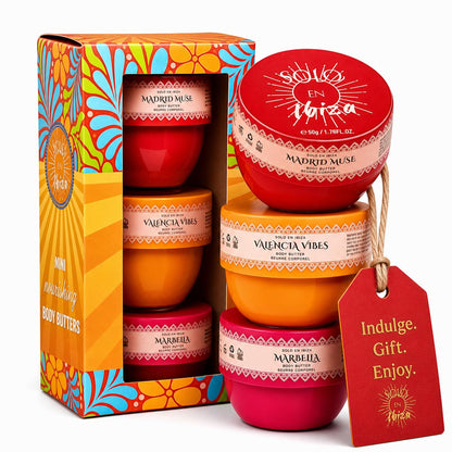 Solo en Ibiza | Body Butter Gift Set | Madrid Muse, Valencia Vibes, Marbella