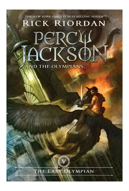 Percy Jackson and the Olympians 5 Book Paperback Boxed Set with A Bonus Poster