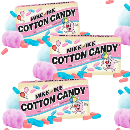 Mike and Ike Chewy Candy 3 Pack (4.25 oz Theater Boxes) – Sour/Bold Fruit Flavor, Gluten-Free, Fat-Free – Bulk Candy for Movie Nights, Gifts & Vending