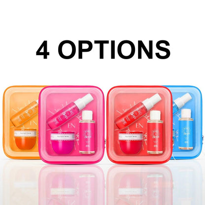 Bath & Body Gift Set – 3 Scents Available – Travel Size Spa Kit for Women