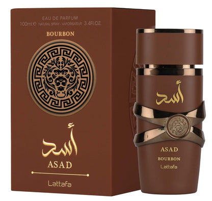 Lattafa Asad Bourbon For Unisex EDP 100ml 3.4oz