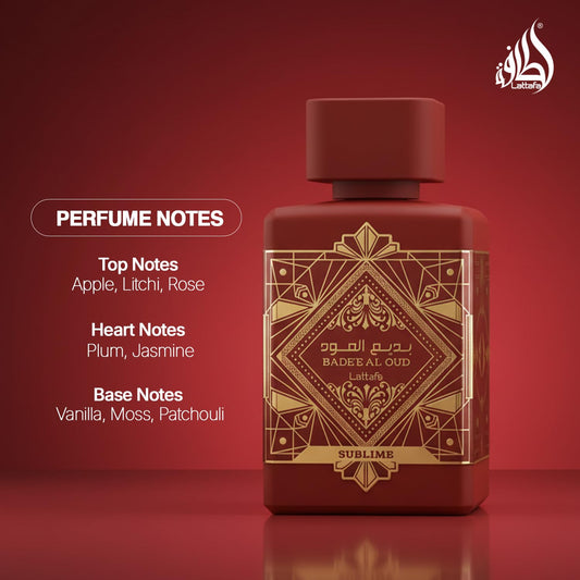 Lattafa Badee Al Oud Sublime For Unisex EDP 100ml 3.4oz