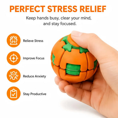 3D Finger Press Spin Auto Gyro Ball Fidget Spinner Stress Relief Rotating Toy