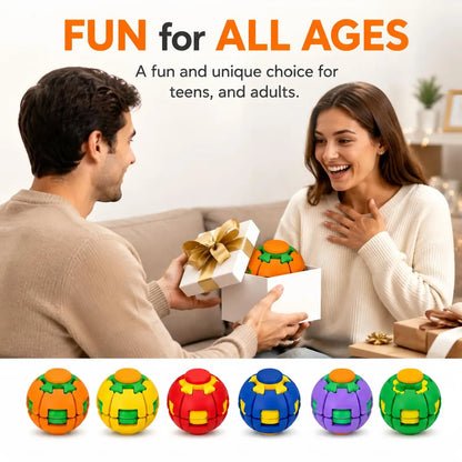 3D Finger Press Spin Auto Gyro Ball Fidget Spinner Stress Relief Rotating Toy