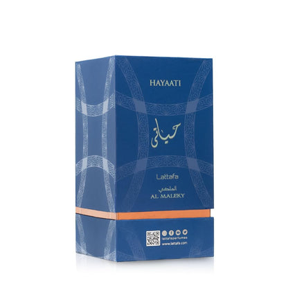 Lattafa Hayaati Al Maleky For Unisex EDP 100ml 3.4oz