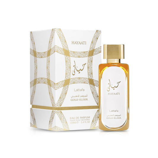 Lattafa Hayaati Gold Elixir For Unisex EDP 100ml 3.4oz