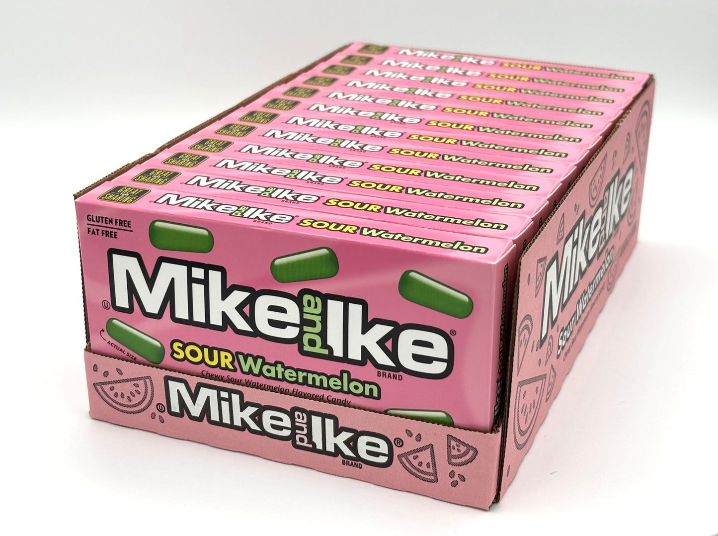 Mike and Ike Chewy Candy - 12 Pack of 4.25oz Theater Boxes