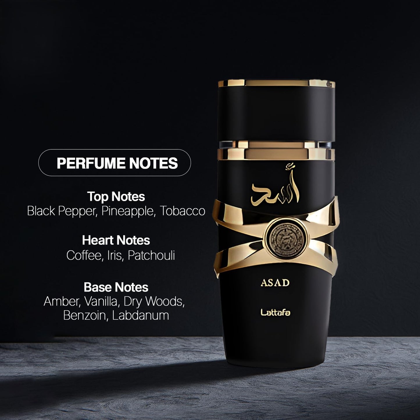 Lattafa Asad For Men EDP 100ml 3.4oz