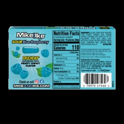 Mike and Ike Chewy Candy 3 Pack (4.25 oz Theater Boxes) – Sour/Bold Fruit Flavor, Gluten-Free, Fat-Free – Bulk Candy for Movie Nights, Gifts & Vending