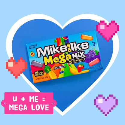 Mike and Ike Chewy Candy 3 Pack (4.25 oz Theater Boxes) – Sour/Bold Fruit Flavor, Gluten-Free, Fat-Free – Bulk Candy for Movie Nights, Gifts & Vending