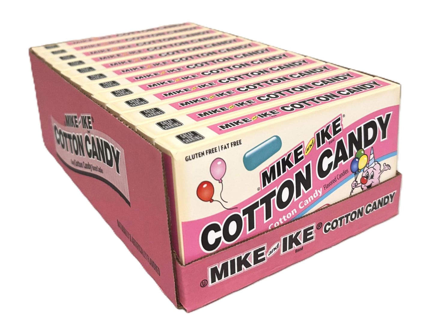 Mike and Ike Chewy Candy - 12 Pack of 4.25 oz Theater Boxes – Gluten-Free, Fat-Free, Kosher – Bulk for Movie Nights, Gifts & Vending