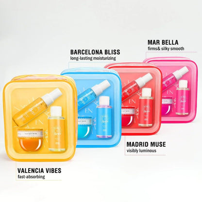 Bath & Body Gift Set – 3 Scents Available – Travel Size Spa Kit for Women