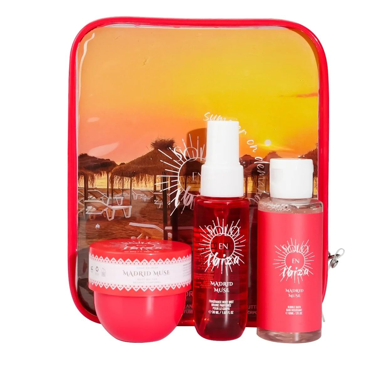 Bath & Body Gift Set – 3 Scents Available – Travel Size Spa Kit for Women