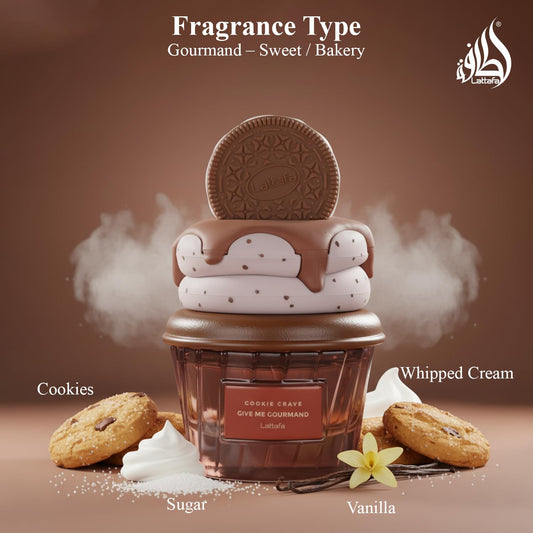 Lattafa Cookie Crave EDP - Give Me Gourmand Collection 75ml