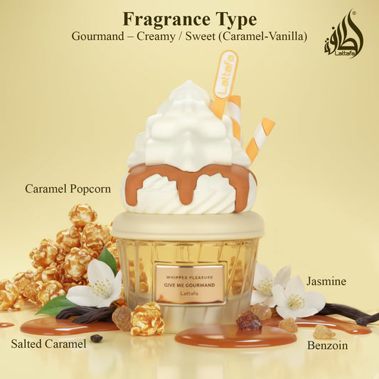 Lattafa Whipped Pleasure EDP - Give Me Gourmand Collection 75ml