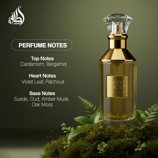 Lattafa Velvet Oud For Unisex EDP 100ml 3.4oz